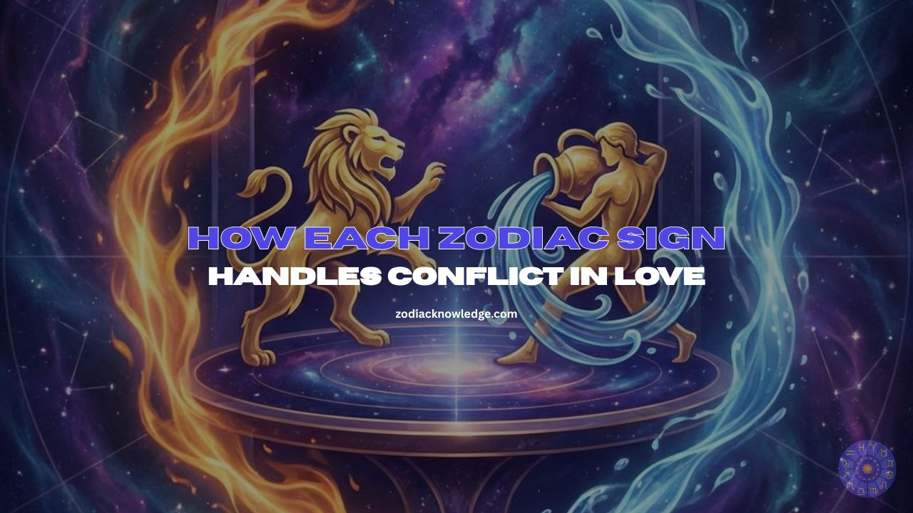 How Each Zodiac Sign Handles Conflict in Love